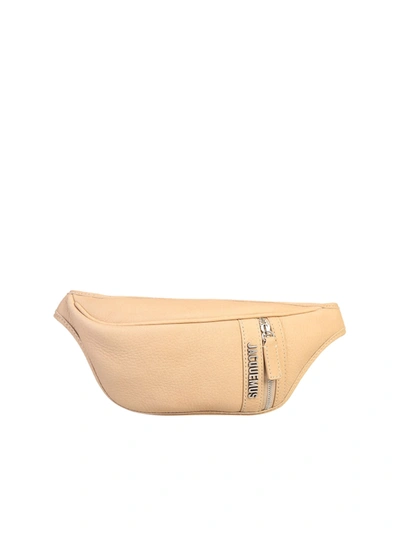 Jacquemus Branded Belt Bag In Beige