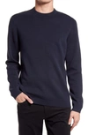 Theory Men's River Crewneck Organic Cotton Sweater In Baltic