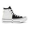 CONVERSE CONVERSE BLACK AND WHITE 2-IN-1 CHUCK 70 HIGH SNEAKERS