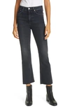 Rag & Bone Nina Distressed High-rise Kick-flare Jeans In Reyes