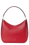 Kate Spade Women's Large Roulette Leather Hobo Bag In Red Currant Multi