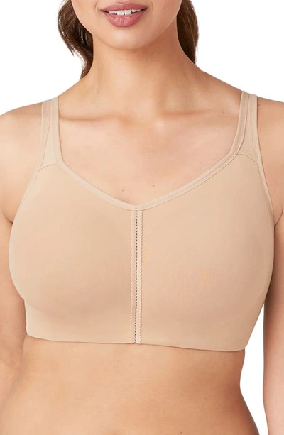 Wacoal Casual Beauty Wireless Seamless Bra In Toast