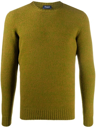 Drumohr Crew-neck Jumper In Green