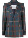 VIVIENNE WESTWOOD TARTAN CHECK BLAZER