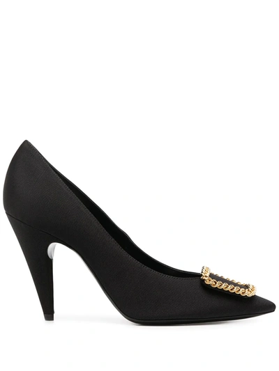 Saint Laurent St Sulpice 95mm Pumps In Black