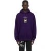 GIVENCHY PURPLE 'STUDIO HOMME' HOODIE