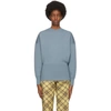 Acne Studios Dolman-sleeve Sweater Dusty Blue In Dusty Blue