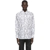 GIVENCHY WHITE & GREY PRINTED SHIRT