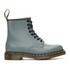 DR. MARTENS' BLUE 1460 SMOOTH LACE-UP BOOTS