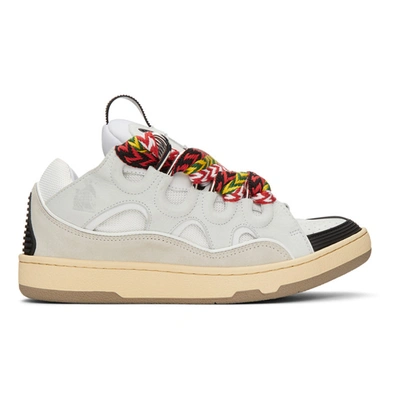 Lanvin Statement-laces Low-top Trainers In Multi-colored