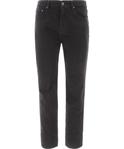 Balenciaga Slim Straight-leg Jeans In Black