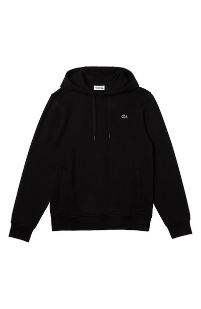 Lacoste Basic Overhead Hoodie In Black