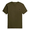 Polo Ralph Lauren Cotton Jersey V-neck T-shirt In Company Olive/c9760