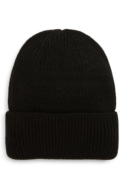 Trouve Cuff Beanie In Black