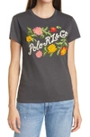 POLO RALPH LAUREN FLORAL APPLIQUE LOGO TEE,211814464001