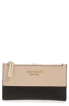 KATE SPADE SMALL SPENCER SLIM LEATHER BIFOLD WALLET,PWR00280