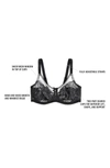 Wacoal Retro Chic Full Figure Underwire Bra In Heather Rose