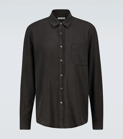 Our Legacy Classic-fit Silk Shirt In Black
