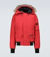 Canada Goose Red Down Chilliwack Bomber Jacket In Red