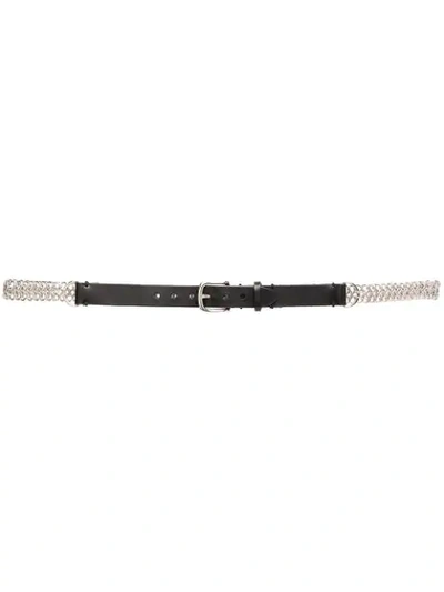 Balmain Chain-detail Belt In Black