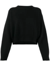 Loulou Studio Black Bruzzi Sweater In Black