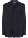 OUR LEGACY NOTCH COLLAR LONG SLEEVED SHIRT