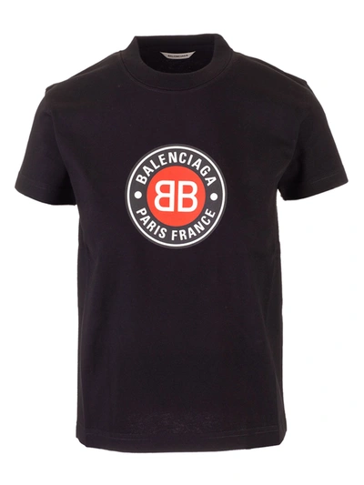 Balenciaga T-shirt Logo Black
