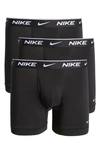 NIKE DRI-FIT ESSENTIAL ASSORTED 3-PACK STRETCH COTTON BOXER BRIEFS,KE1107