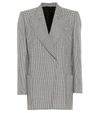 GIVENCHY CHECKED WOOL BLAZER,P00514507