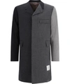 THOM BROWNE THOME BROWNE GRADIENT CHESTERFIELD COAT