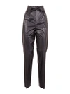 ISABEL MARANT DUARD FAUX LEATHER TROUSERS