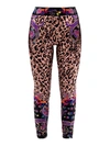 VERSACE JEANS PAISLEY PRINTED LEGGINGS