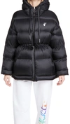 OFF-WHITE BELTED PUFFER COAT,OFFWH30343