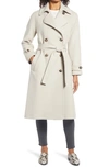 FLEURETTE WOOL DOUBLE BREASTED TRENCH COAT,080318