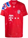 Adidas Originals Fc Bayern Human Race Jersey (fc Bayern True Red/white) In Red