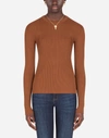 DOLCE & GABBANA FINE-RIB WOOL SWEATER