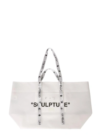 Off-white Borsa Small Commercial Bianca In White