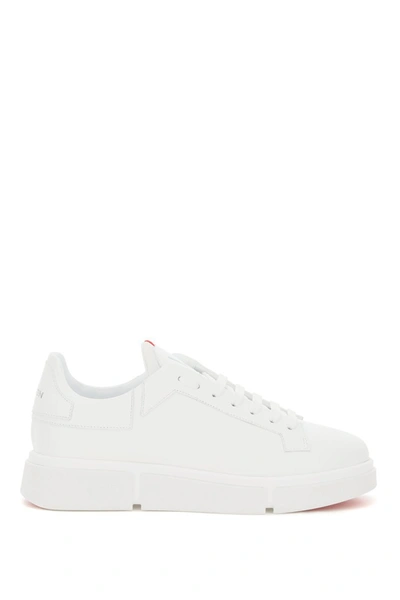 V Design Low-top Trainers Wsr01 Calfskin In White