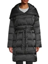TAHARI WOMEN'S HOODED PUFFER COAT,0400013234846