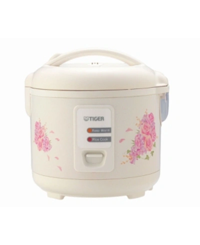 Tiger 10 Cup Rice Cooker Electric Rice Cooker Steamer In White