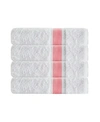 Enchante Home Unique 4-pc. Turkish Cotton Bath Towel Set Bedding In Orange