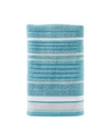 Saturday Knight Seabrook Stripe Bath Towel Bedding In Teal