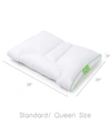 Rio Home Fashions Sleep Yoga Dual Sleep Neck Pillow - One Size Fits All In White