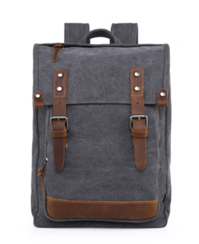 Tsd Brand Discovery Canvas Backpack In Gray
