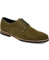 Thomas & Vine Men's Gunner Plain Toe Derby Men's Shoes In Olive