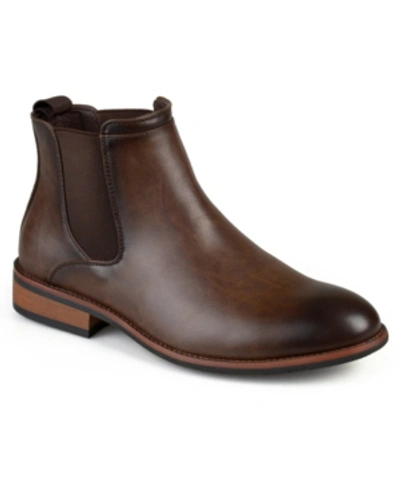 Vance Co. Men's Landon Dress Boot Men's Shoes In Brown