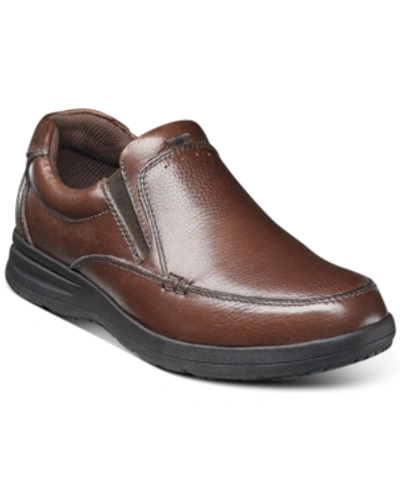 Nunn Bush Men's Cam Lightweight Loafers In Cognac Tumble