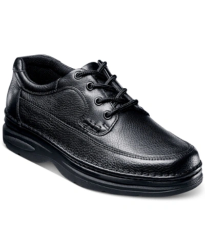 Nunn Bush Men's Cameron Oxfords Men's Shoes In Black Tumble