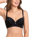 Leonisa Back Smoothing Bra With Soft Full Coverage Cups 011970 In Black