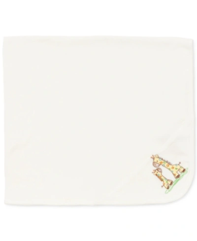 Little Me Baby Boys Or Baby Girls Giraffe Receiving Blanket In Ivory